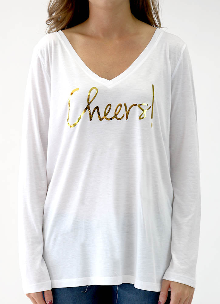 CHEERS! – LONG SLEEVE FLOWY