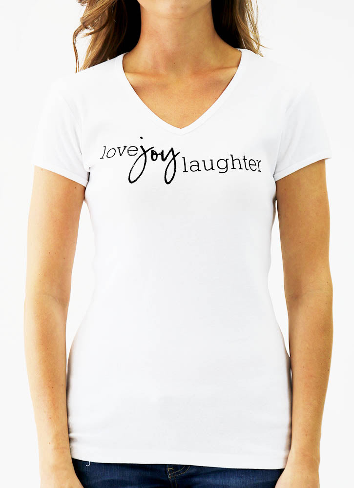 LOVE JOY LAUGHTER – BABY RIB TEE