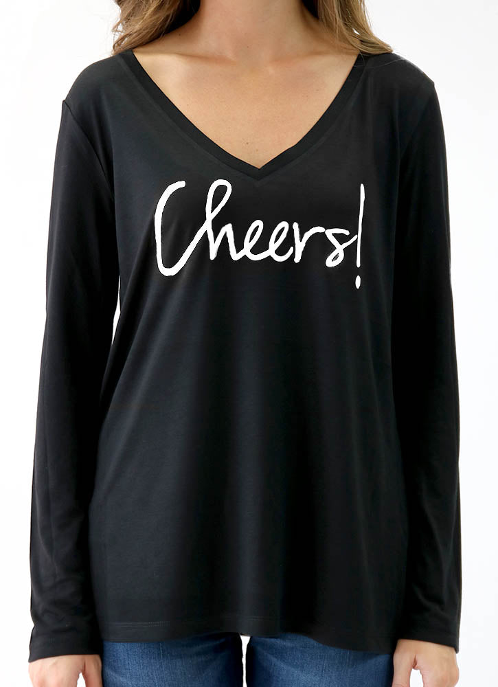 CHEERS! – LONG SLEEVE FLOWY