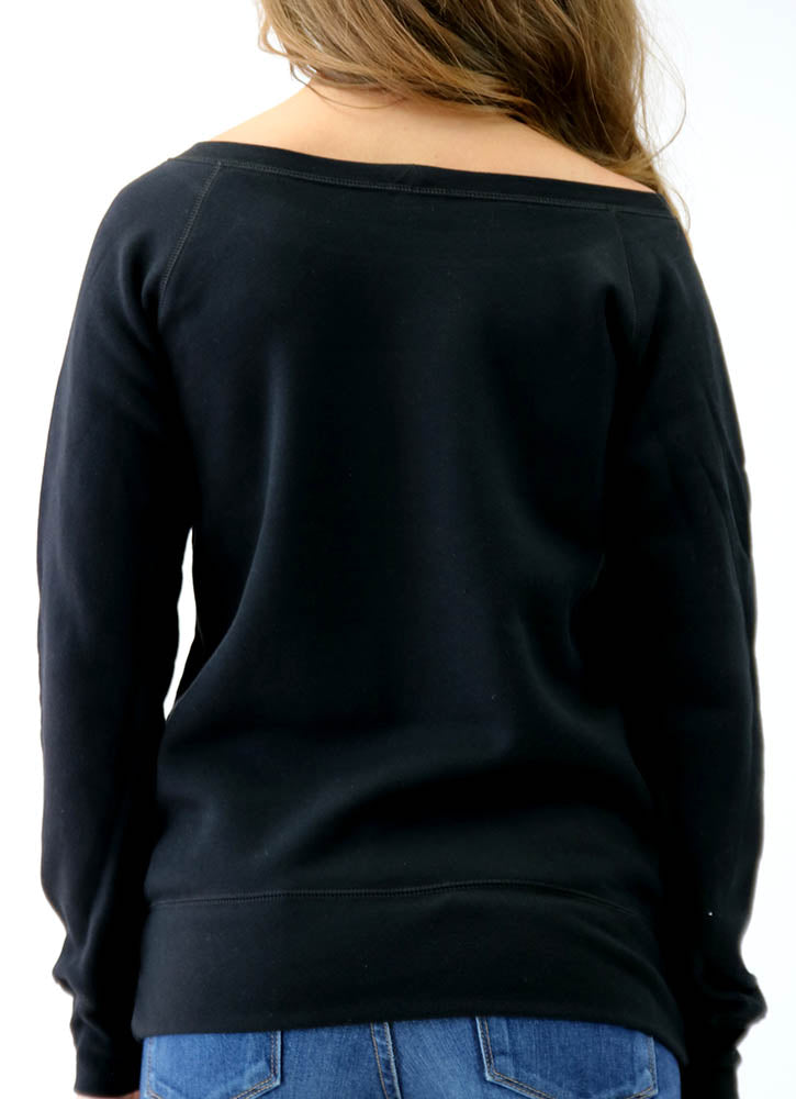 CHEERS! SPONGE FLEECE WIDENECK SWEATSHIRT