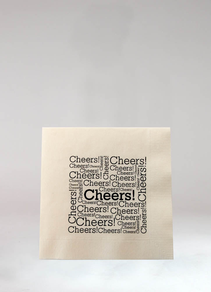 CHEERS! BEVERAGE NAPKIN SET