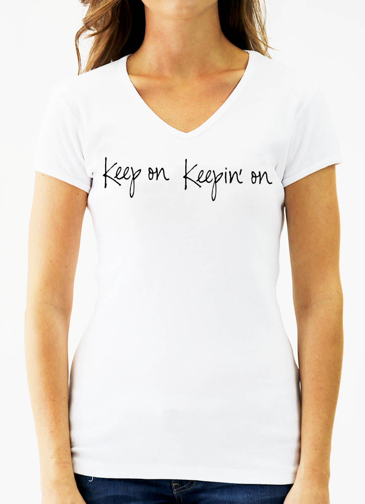 KEEP ON KEEPIN ON – BABY RIB TEE