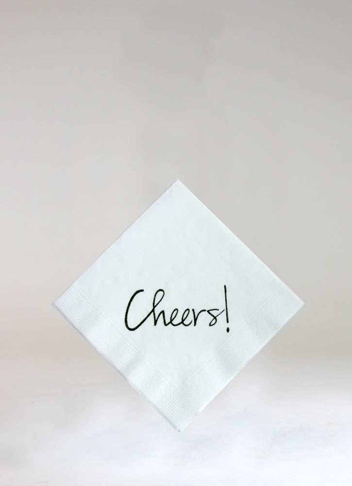 CHEERS! BEVERAGE NAPKIN SET