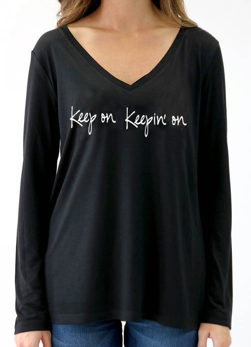 KEEP ON KEEPIN' ON – LONG SLEEVE FLOWY