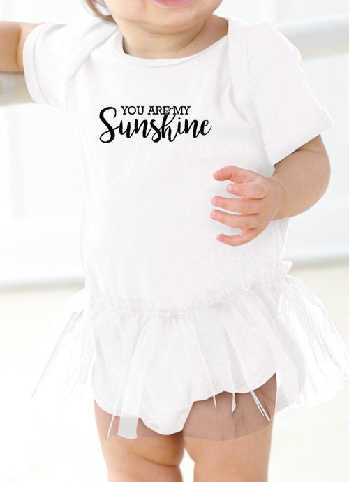 YOU ARE MY SUNSHINE - ONESIE WITH TUTU